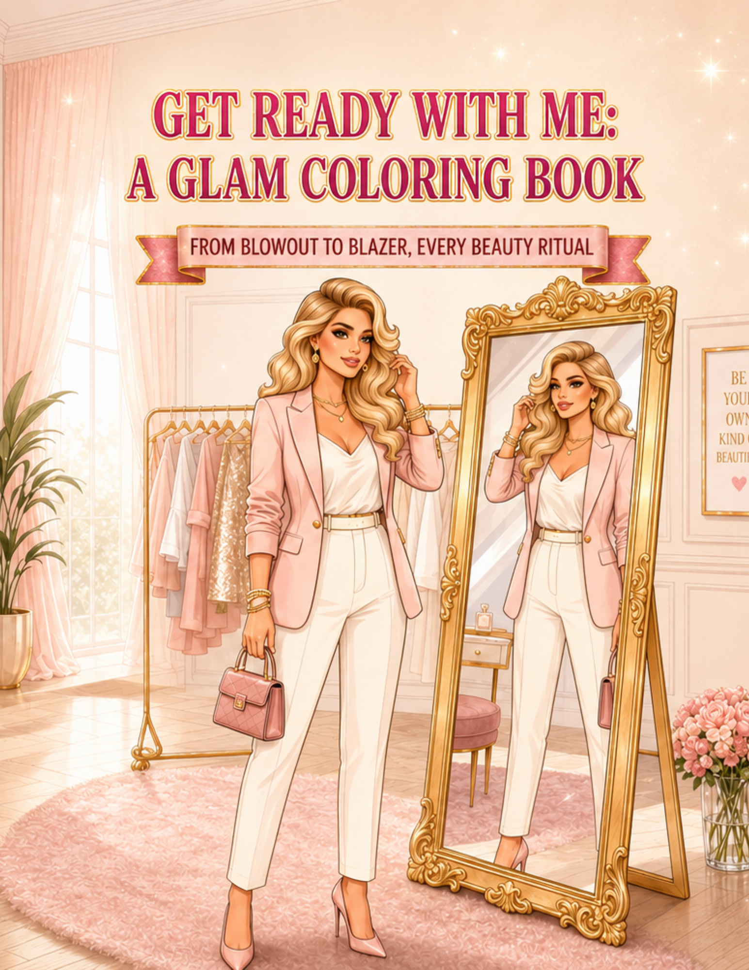 Cover of Get Ready With Me: A Glam Coloring Book